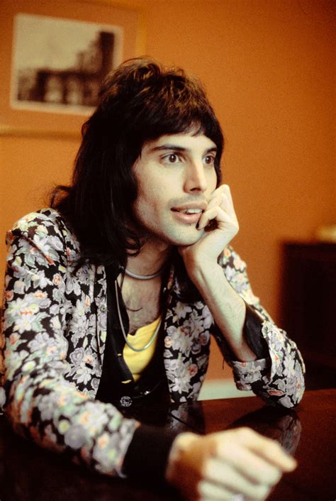 fuckyeahmercury freddie mercury at emi offices in london february 12 1974photos by michael