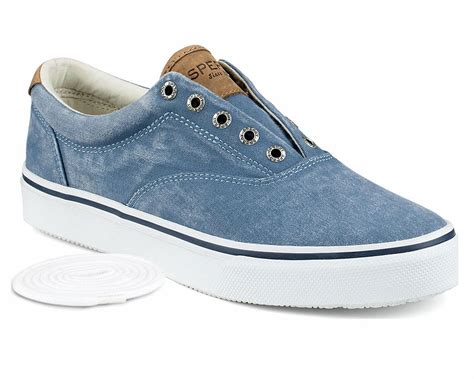 Wrap tops, jurken en rokken zijn een leuke en trendy stijl voor vrouwen van alle leeftijden. Sperry Top-Sider Men's Salt Washed Striper Sneaker ...