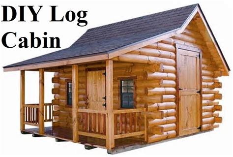Steps to building a log cabin. DIY Log Cabin - The Prepared Page