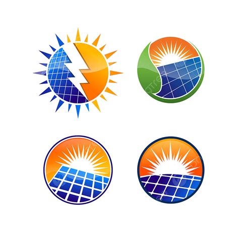 Solar Logo Design Solar Logo Panel Png Und Vektor Zum Kostenlosen