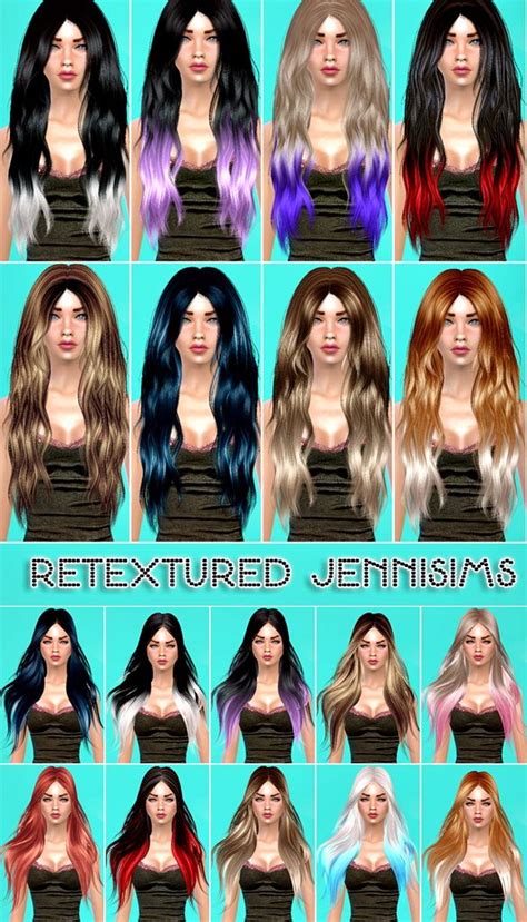 Jenni Sims Alesso And Skysims Hairstyles Retextured Sims 4 Hairs