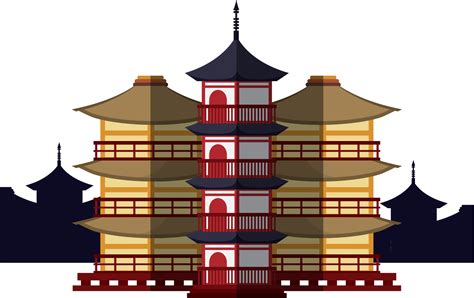 Landmark Clipart Japanese Japanese Temple Clipart Png Free