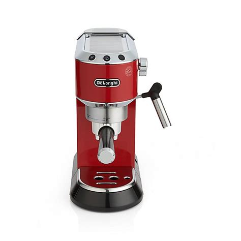 Check spelling or type a new query. DeLonghi Dedica Slimline Red Espresso Maker | Crate and Barrel