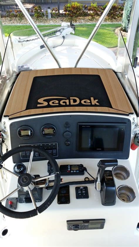 Our Customer Michael Ordered A Custom Seadek Dash Pad For His Center