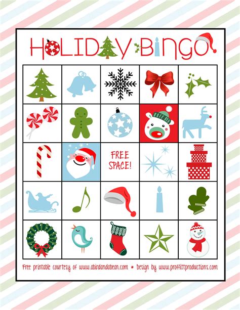 Holiday Bingo Set Free Printable Holiday Bingo Bingo Set Holiday