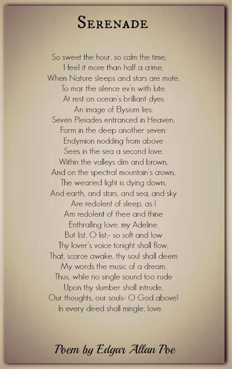 Edgar Allan Poe Poems Classic Famous Poetry