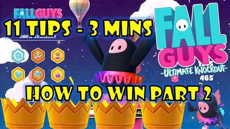 How To Win At Fall Guys Tips And Tricks In 3 Minutes Part 2 Youtube