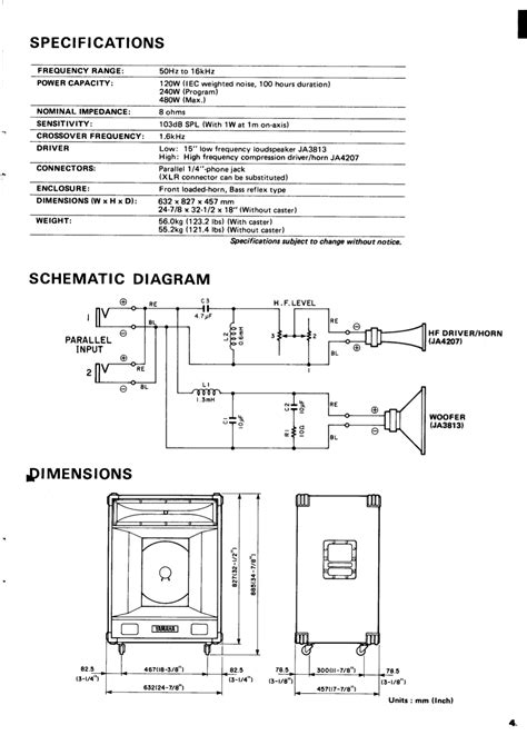Pdf Manual For Yamaha Speaker S4115h