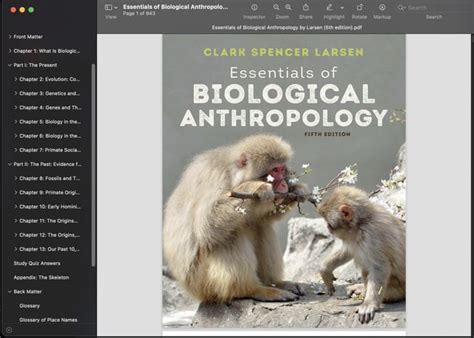 Available Essentials Of Biological Anthropology By Larsen 5th