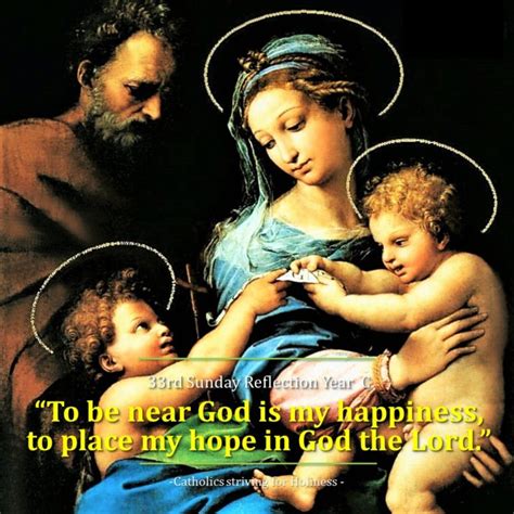 Homily For The 33rd Sunday In Ordinary Time Year C God Our True Happiness And Hope