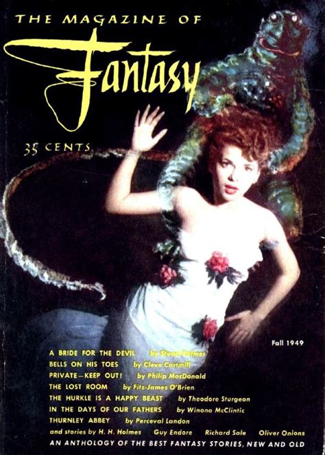 Fantasy Science Fiction Vintage Pulp Magazine Golden Age Sci Fi