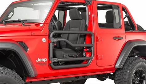 Mopar 77072496 Front Tube Doors for 18-21 Jeep Wrangler JL | Quadratec