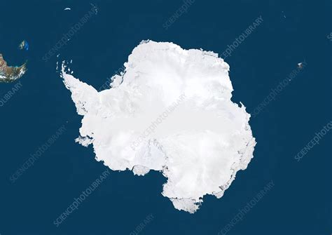 Antarctica Satellite Image Stock Image C0122786 Science Photo