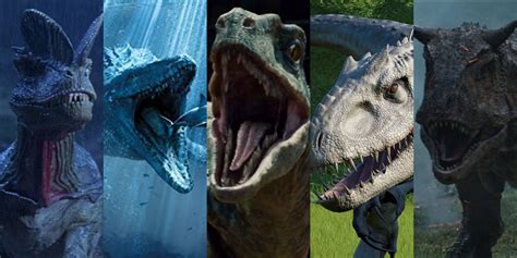 Jurassic Park The Most Powerful Dinosaurs Ranked