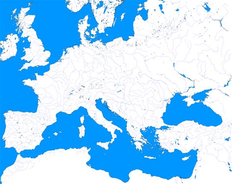 Blank Map Of Europe And Asia No Borders Images Pictur