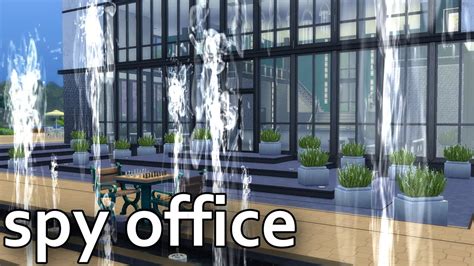 Spy Office For The Secret Agent Career The Sims 4 Youtube