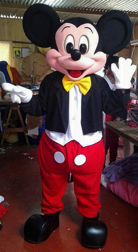 Mickey Mouse Mascot Costume Adult Cartoon Character Costume Etsy