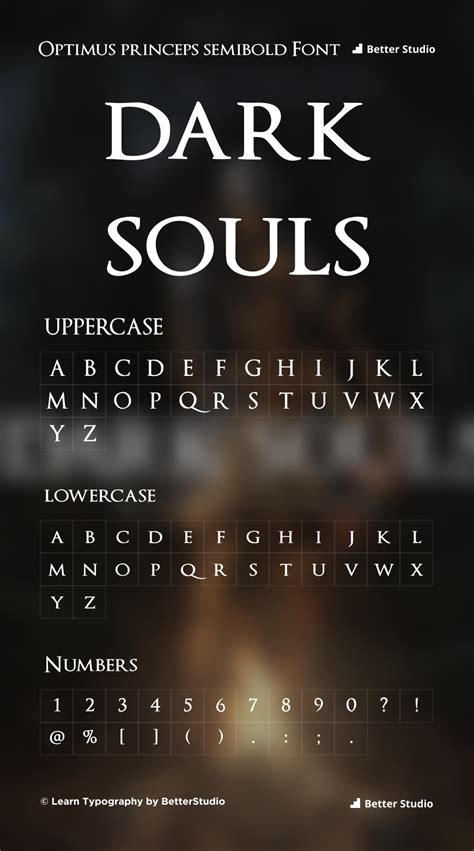 Dark Souls Font Obtain Free Font Moonthemes Free Wordpress Themes