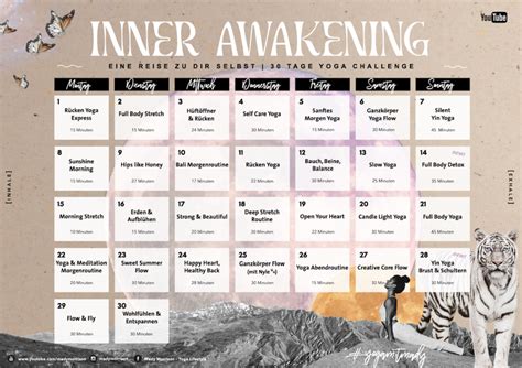 Inner Awakening 30 Tage Yoga Challenge Mady Morrison Yoga Lifestyle