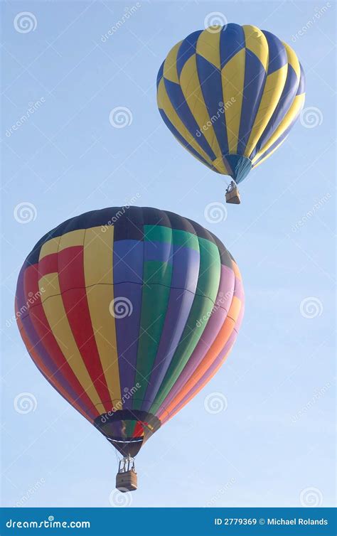 Two Hot Air Balloons Stock Image Image Of Recreation 2779369