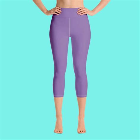 Lavender Pastel Purple Tights Purple Solid Color Bridesmaid Print Yoga