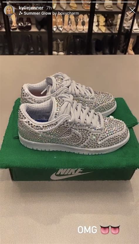 Kylie Jenner Just Got Diamond Covered Nike Sneakers