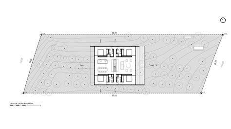 Planta General Del Lote Planos De Arquitectura