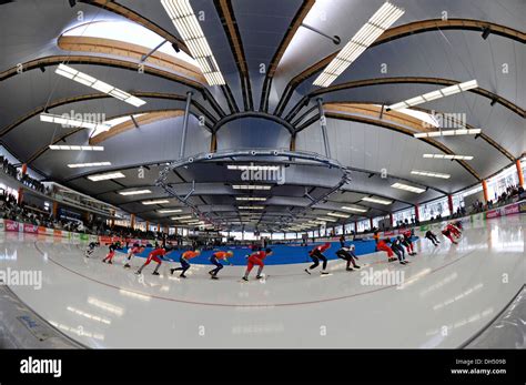 Mass Start Speed Skating World Cup Race Max Aicher Arena Inzell