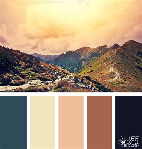 Colors Of The Mountains Natural Mountain Color Palettes Life