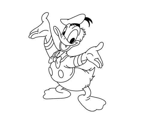 Donald Duck Svg File Etsy