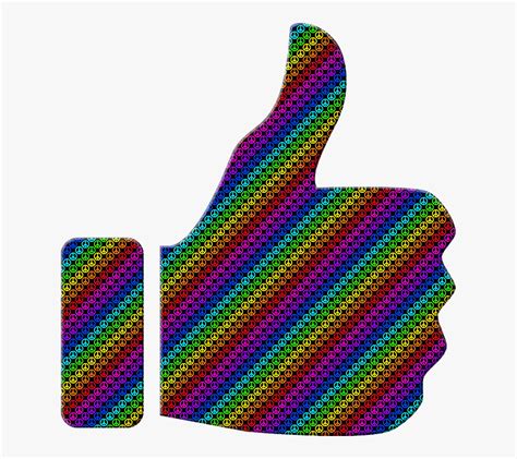 Transparent Hippies Clipart Rainbow Peace Sign