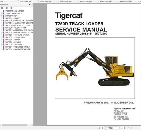 Tigercat Loader T D T T Operator S Service Manual