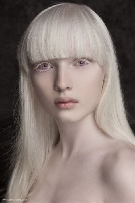 Blind Innocence By Lenasen Deviantart Com On Deviantart Albino Model Albino Girl Portrait