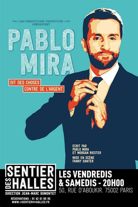 Pablo Mira Dit Des Choses Contre De L Argent - Théâtre Pablo Mira dit des choses contre de l'argent au Sentier des Halles