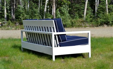 Ana White Build A Simple White Outdoor Sofa Free And