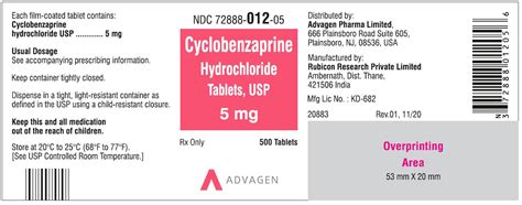 Cyclobenzaprine Hydrochloride Usp