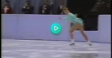 1991 Tonya Harding Is The First American To Do The Triple Axel