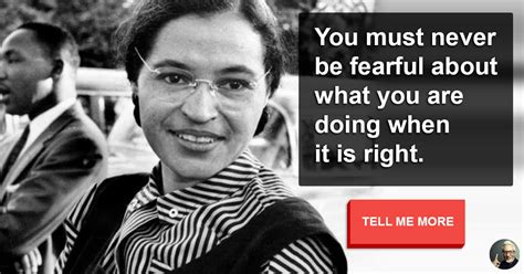 Rosa parks became an icon of the american civil rights movement simply by refusing to give up her seat on a city bus. These 10 meaningful quotes by Rosa Parks will... | QuizzClub
