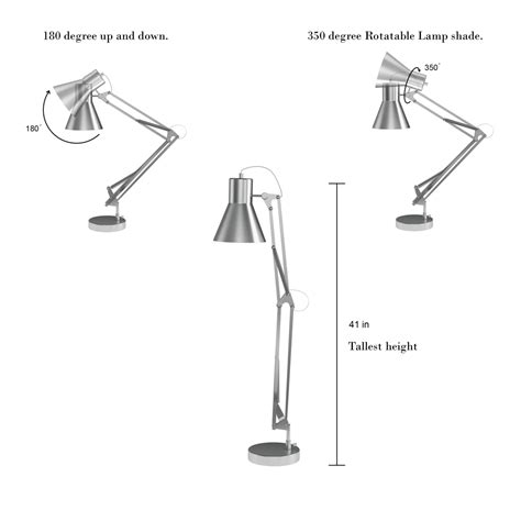Buy Architect Desk Lamp Led Task Light With Adjustable Swing Arm For