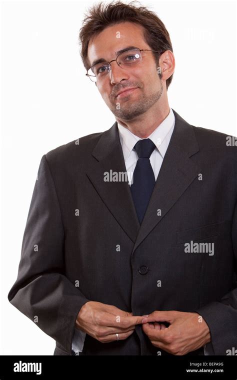 Young Attractive Caucasian Man In Business Suit In His Twenties Stock