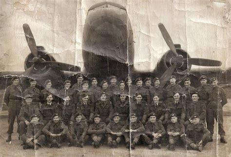 Group Photo Believed To Be Members Of Course 102 Raf Ringway February