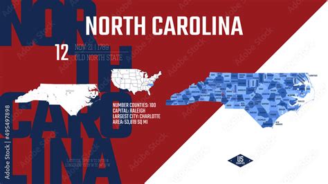 12 Of 50 States Of The United States Divided Into Counties With