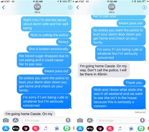 Newly Released Texts Show Chris Watts Lied And Urged Shananns Friend