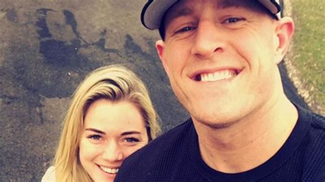 jj watt and his girlfriend kealia are totally adorable