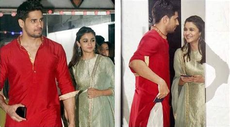 Photos When Sidharth Malhotra And Alia Bhatt Met At Sanjay Kapoors