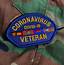 Dangerous Goods™️ Coronavirus Veteran Morale Patch  Navy Blue DUMP BOX