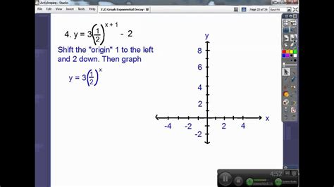 Graph Exponential Decay Functions Section 72 Youtube