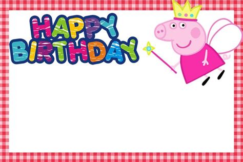 Incredible Peppa Pig Invitation Templates - Free and ...
