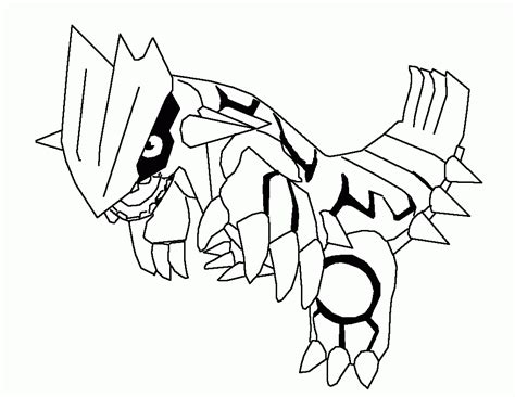 Groudon Coloring Page - Coloring Home