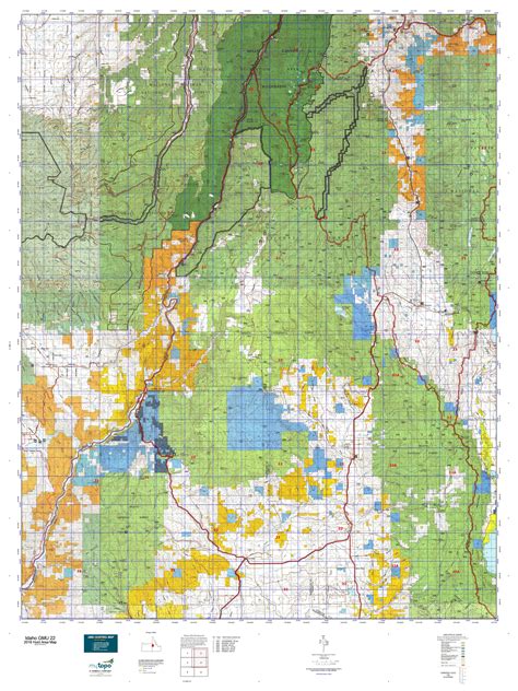 Idaho Gmu 22 Map Mytopo